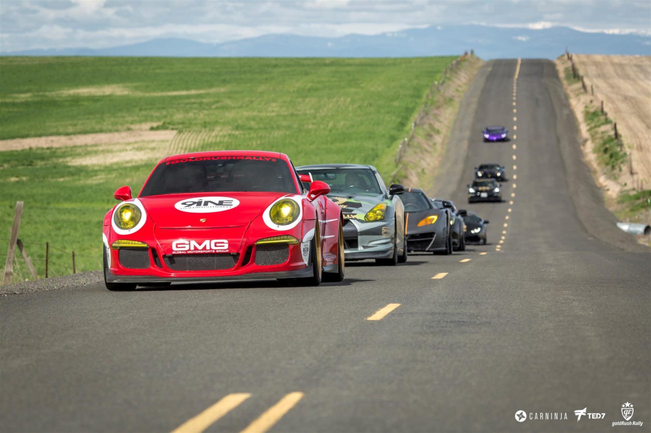 GoldRush Rally 9ine Crew - I-97 in Oregon