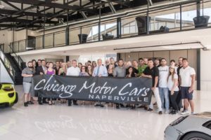 Chicago Motor Cars Jewelry Box Ribbon Cutting Party