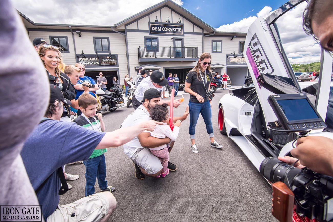 A Cal's kid chooses a ride in this customized Lamborghini Murcielago