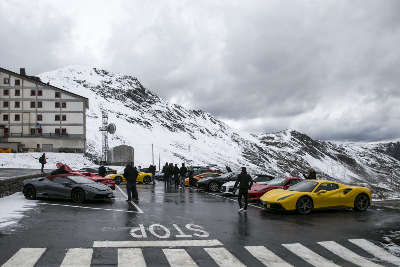 Staging for our descent down Stelvio Pass Adventure Drives AD.04 Arne's Antics