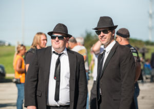 Arne's Antics Blues Brothers on The Illinois State Police Heritage Foundation 10th Annual Motorcycle and Fun Car Run 2017