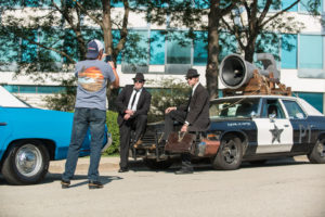 Arne's Antics Blues Brothers on The Illinois State Police Heritage Foundation 10th Annual Motorcycle and Fun Car Run 2017