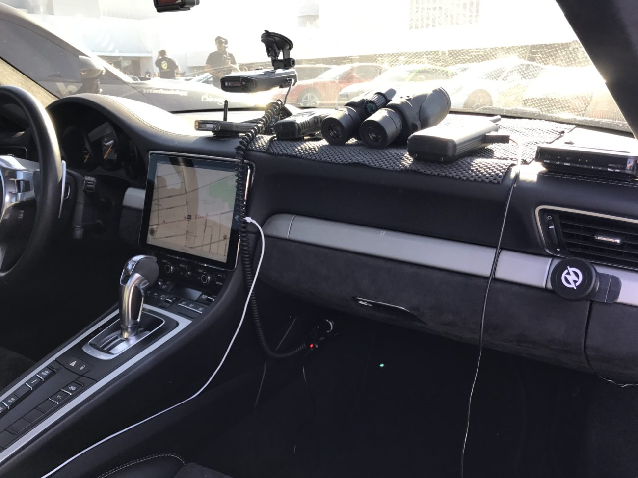 The cockpit of the Libertywalk GT3