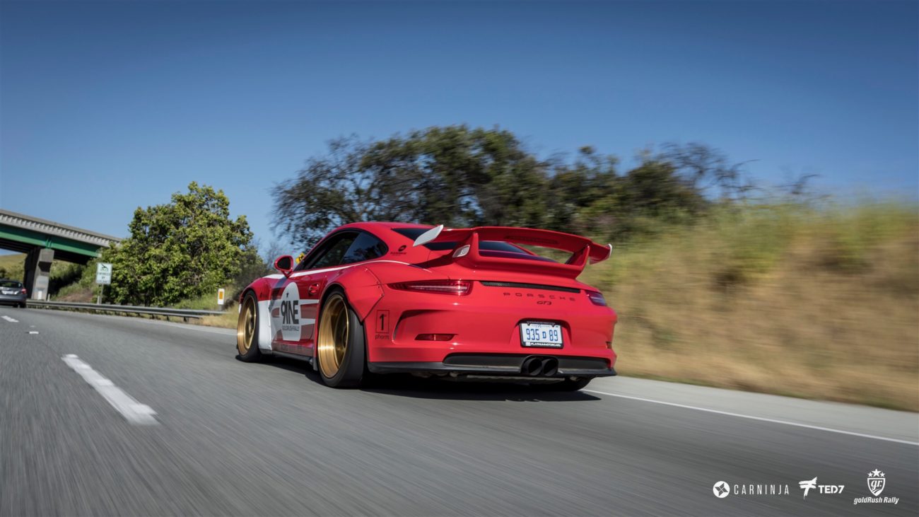 Platinum Motorcars Detroit Libertywalk Porsche GT3 Heading North on California Highway 101