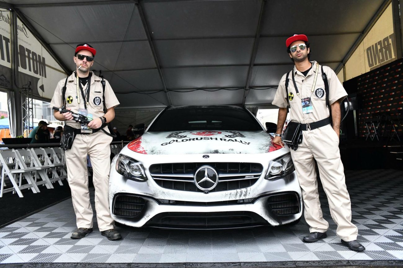 Ghostbusters ECTO 1 goldRush Rally GRX Arne's Antics Motortrend Live Stage Barrett Jackson