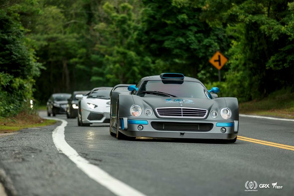 Mercedes-Benz CLK GTR Ben Chen Arne's Antics Goldrush Rally