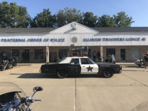 Arne's Antics Blues Brothers on The Illinois State Police Heritage Foundation 10th Annual Motorcycle and Fun Car Run 2017