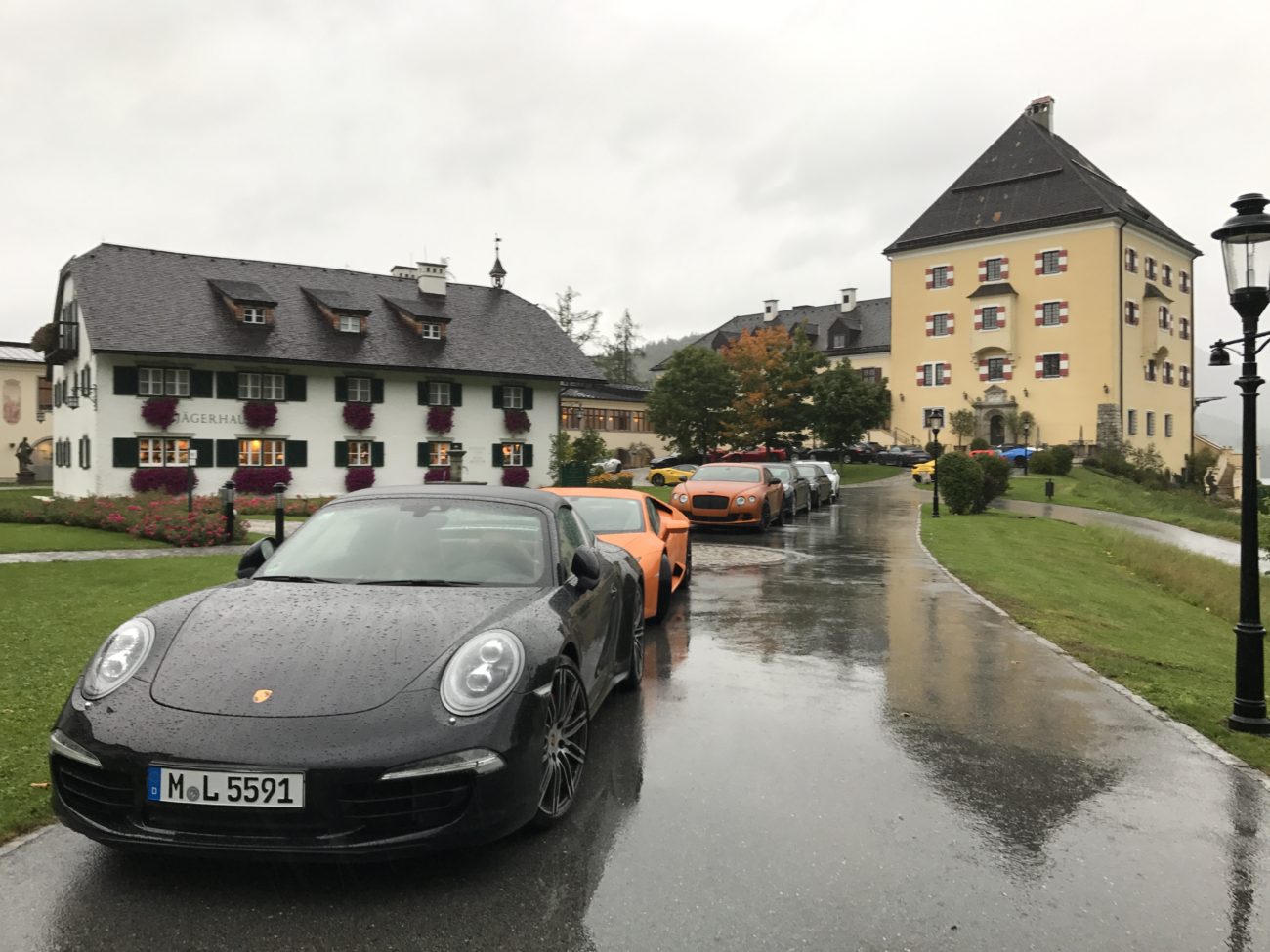 Schloss Fuschi Resort in Salzburg Austria. Built as a hunting castle in 1461 Adventure Drives AD.04 Arne's Antics