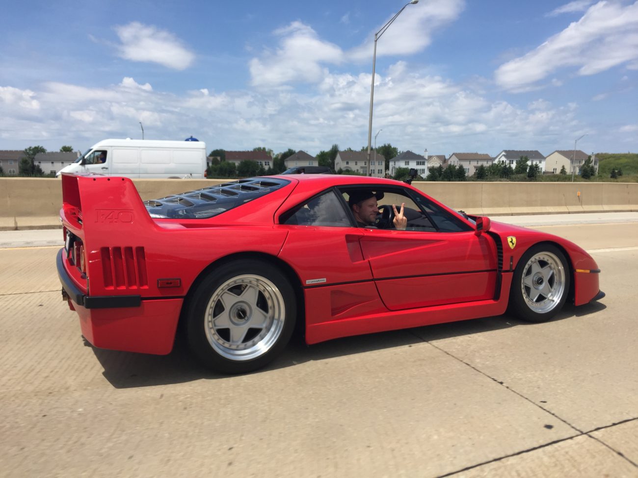 Arne's Antics Ferrari F40 Ultimate Road Rally Track Day CarBQ