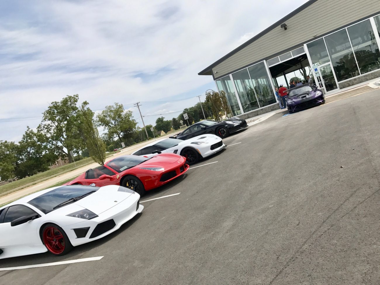 URR crew at Chicago Motor Cars Naperville