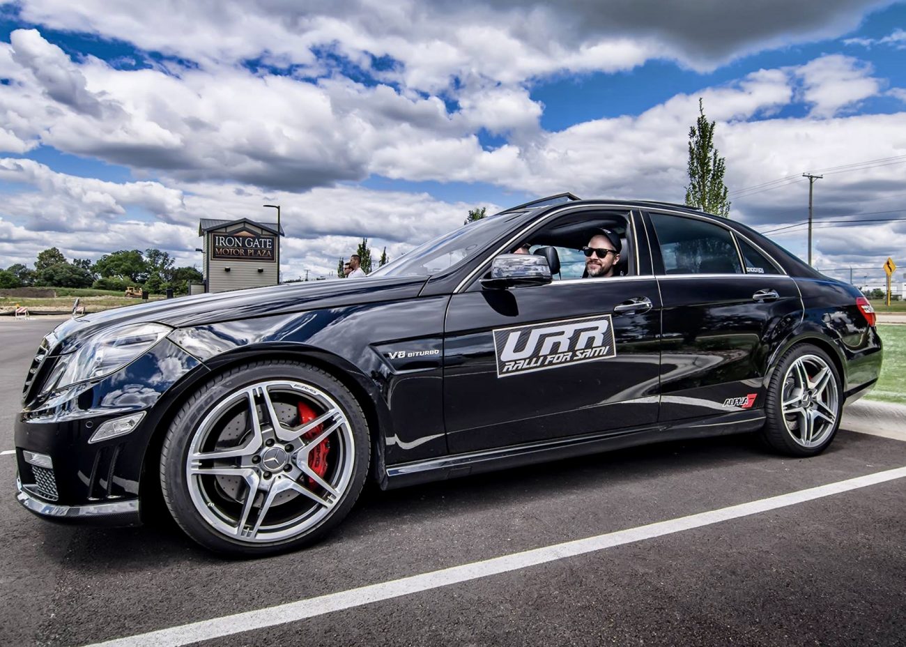 Arne's Antic's ALPHA 7 Mercedes-Benz E63 AMG on the Ultimate Road Rally - Ralli for Sami