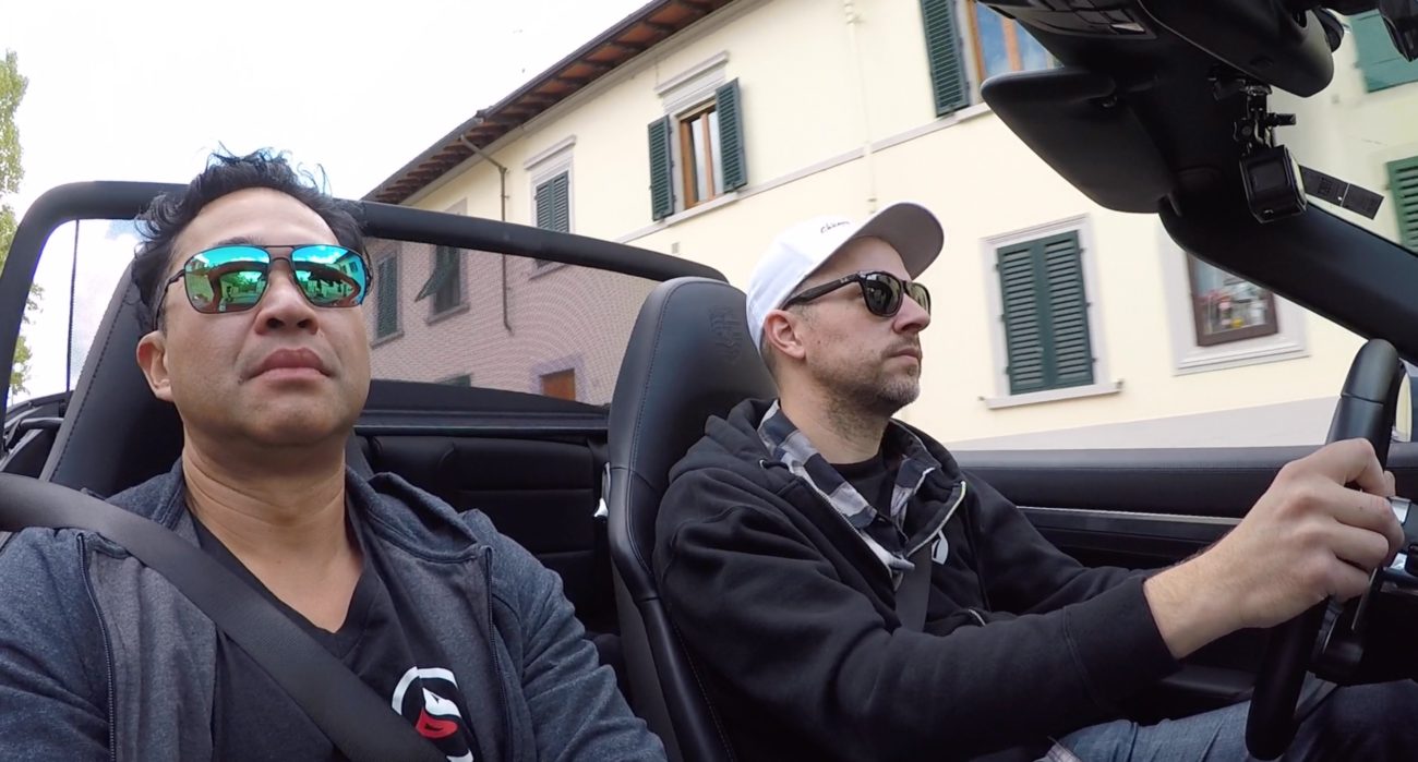 Me and Jebo making our way out of Tuscany Adventure Drives AD.04