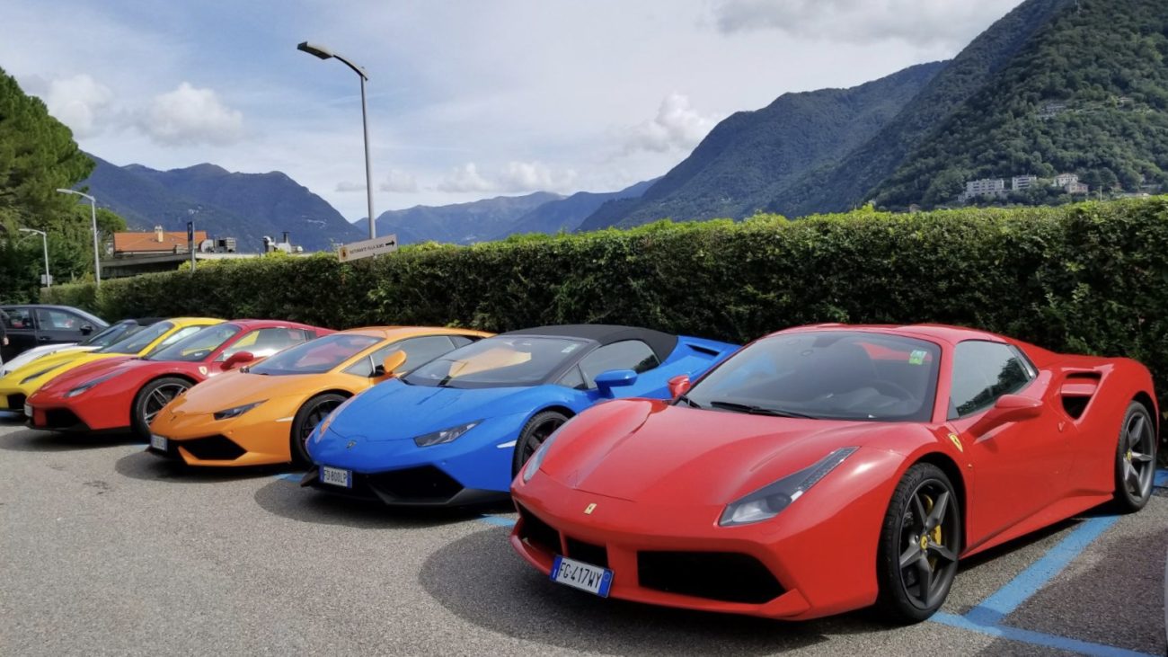 The Adventure Drives Crew in Lake Como